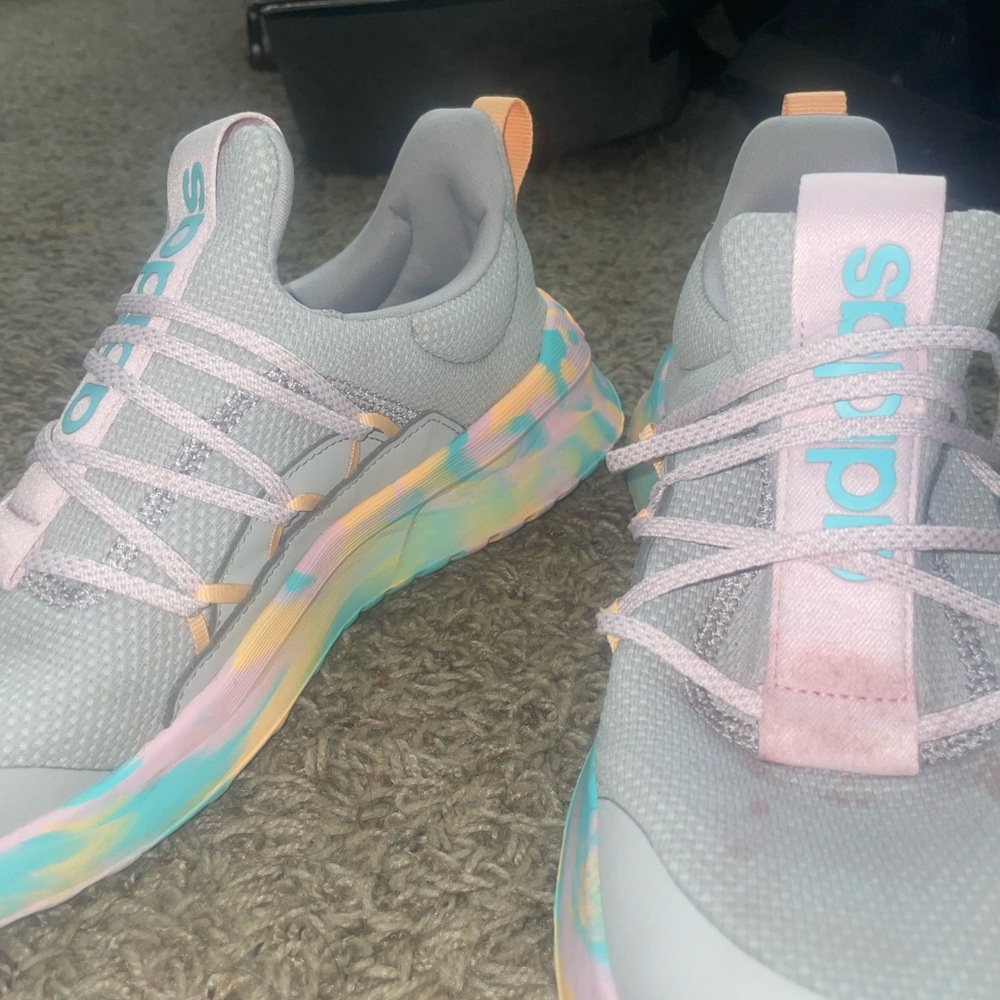 Adidas Women's Sneakers - Gray with Pastel Accents